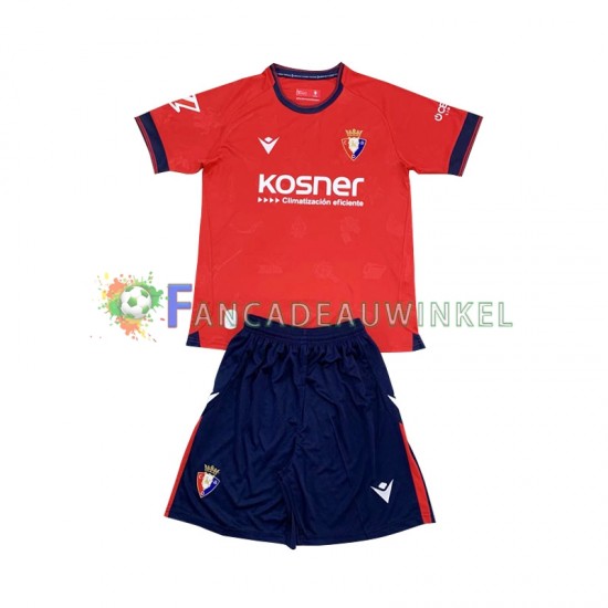 CA Osasuna Wedstrijdshirt met Korting Thuis Kind 2024-25 Korte Mouw