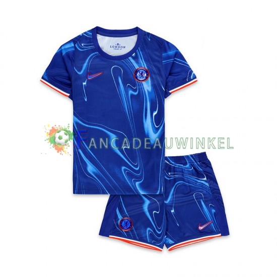 Chelsea Wedstrijdshirt met Korting Thuis Kind 2024-25 Korte Mouw