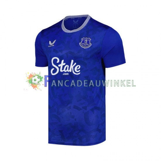 Everton Wedstrijdshirt met Korting Thuis Heren 2024-25 Korte Mouw