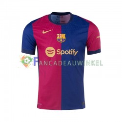 FC Barcelona Wedstrijdshirt met Korting Thuis Heren 2024-25 Korte Mouw