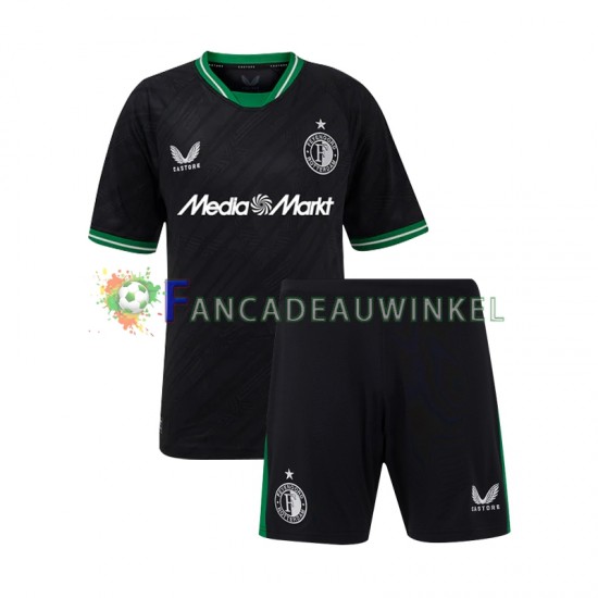 Feyenoord Rotterdam Wedstrijdshirt met Korting Uit Kind 2024-25 Korte Mouw