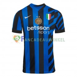 Inter Milan Wedstrijdshirt met Korting Thuis Heren 2024-25 Korte Mouw