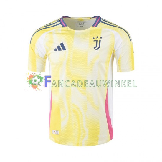 Juventus Wedstrijdshirt met Korting Uit Heren 2024-25 Korte Mouw