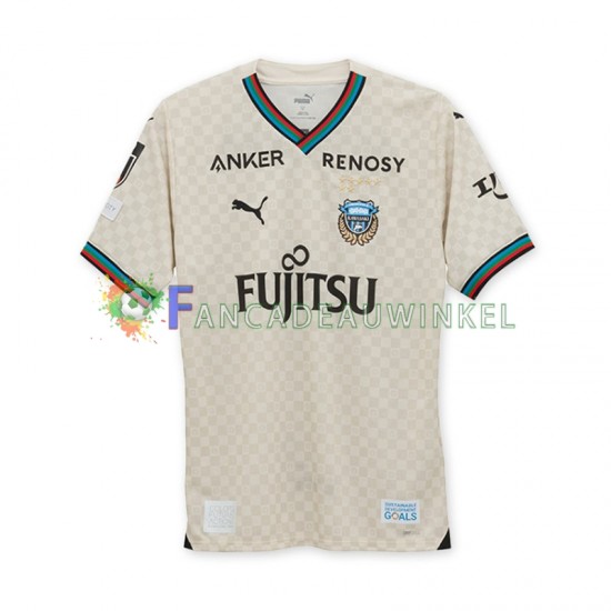 Kawasaki Frontale Wedstrijdshirt met Korting Uit Heren 2024-25 Korte Mouw