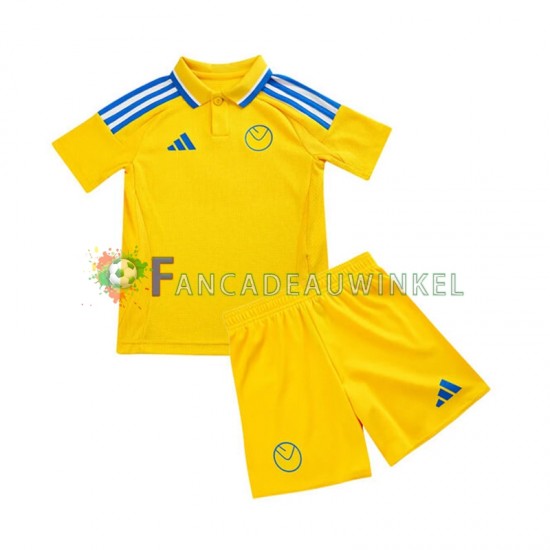 Leeds United Wedstrijdshirt met Korting Uit Kind 2024-25 Korte Mouw