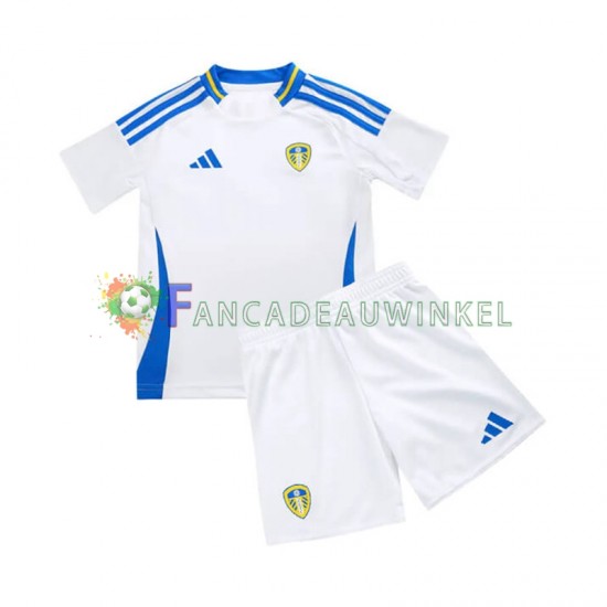 Leeds United Wedstrijdshirt met Korting Thuis Kind 2024-25 Korte Mouw