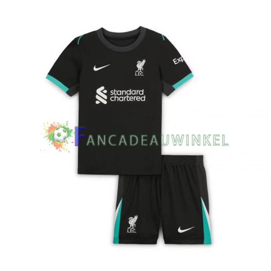 Liverpool Wedstrijdshirt met Korting Uit Kind 2024-25 Korte Mouw