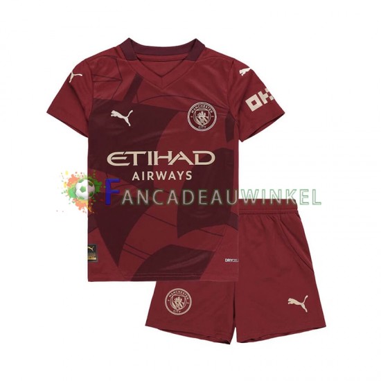 Manchester City Wedstrijdshirt met Korting 3rd Kind 2024-25 Korte Mouw