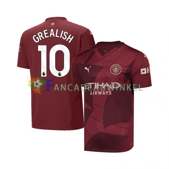 Manchester City Wedstrijdshirt met Korting Jack Grealish 10 3rd Heren 2024-25 Korte Mouw