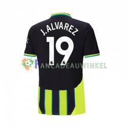 Manchester City Wedstrijdshirt met Korting Julian Alvarez 19 Uit Heren 2024-25 Korte Mouw