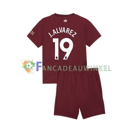 Manchester City Wedstrijdshirt met Korting Julian Alvarez 19 3rd Kind 2024-25 Korte Mouw