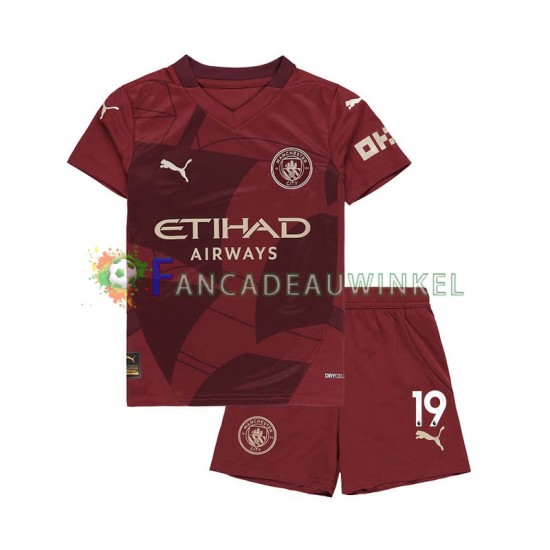 Manchester City Wedstrijdshirt met Korting Julian Alvarez 19 3rd Kind 2024-25 Korte Mouw