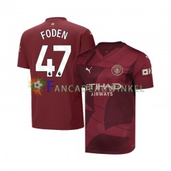 Manchester City Wedstrijdshirt met Korting Phil Foden 47 3rd Heren 2024-25 Korte Mouw