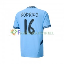 Manchester City Wedstrijdshirt met Korting UCL Font RODRIGO 16 Thuis Heren 2024-25 Korte Mouw