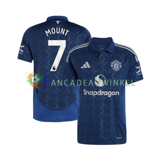 Manchester United Wedstrijdshirt met Korting Mason Mount 7 Uit Heren 2024-25 Korte Mouw