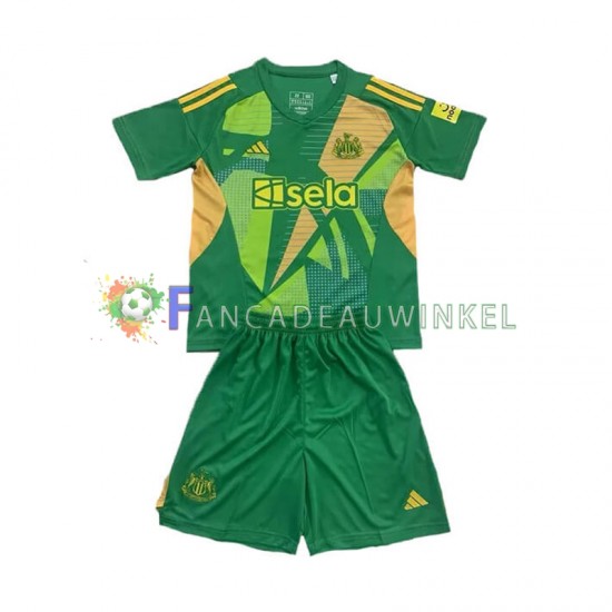 Newcastle United Wedstrijdshirt met Korting Keepersshirt Thuis Groente Kind 2024-25 Korte Mouw