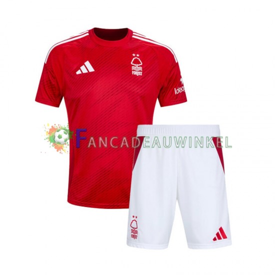 Nottingham Forest Wedstrijdshirt met Korting Thuis Kind 2024-25 Korte Mouw