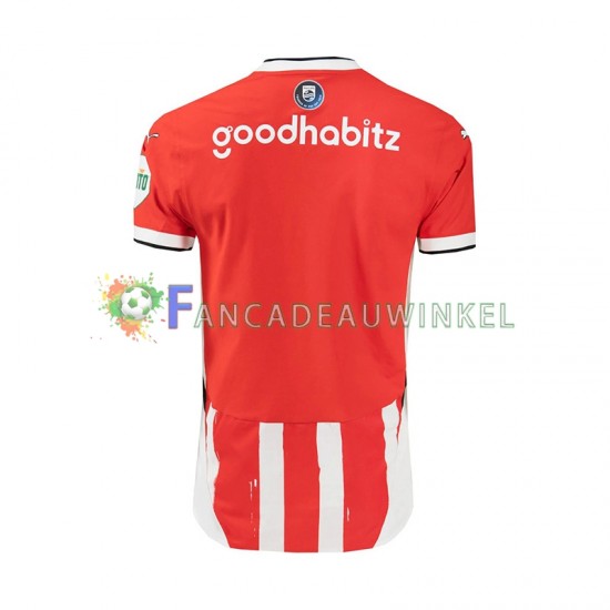 PSV Eindhoven Wedstrijdshirt met Korting Thuis Heren 2024-25 Korte Mouw