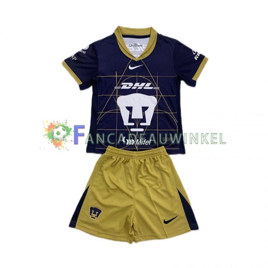 Pumas UNAM Wedstrijdshirt met Korting Uit Kind 2024-25 Korte Mouw