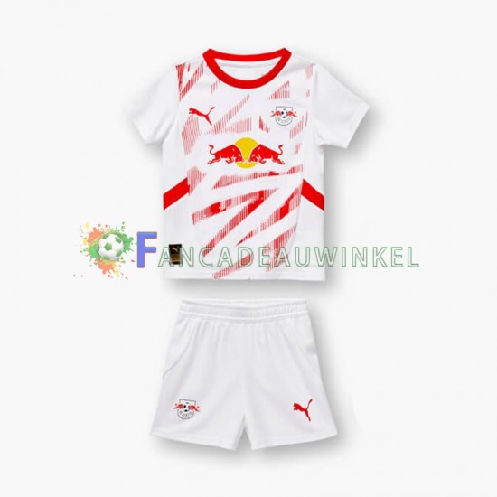 RB Leipzig Wedstrijdshirt met Korting Thuis Kind 2024-25 Korte Mouw