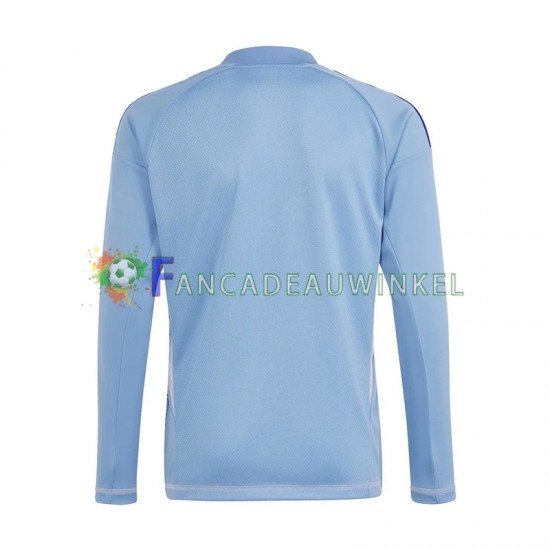 Real Madrid Wedstrijdshirt met Korting Keepersshirt Thuis Blauw Heren 2024-25 Lange Mouw