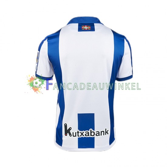 Real Sociedad Wedstrijdshirt met Korting Thuis Heren 2024-25 Korte Mouw