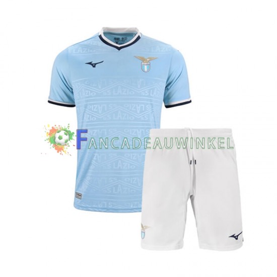 SS Lazio Wedstrijdshirt met Korting Thuis Kind 2024-25 Korte Mouw