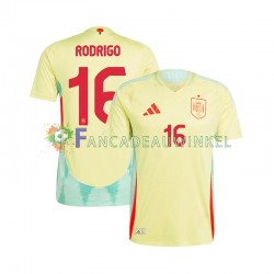 Spanje Wedstrijdshirt met Korting RODRIGO 16 Uit Heren EK 2024 Korte Mouw