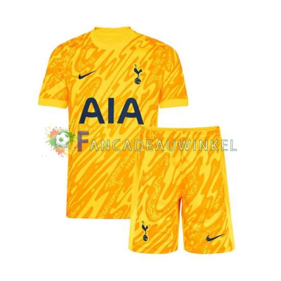 Tottenham Hotspur Wedstrijdshirt met Korting Keepersshirt Thuis Kind 2024-25 Korte Mouw