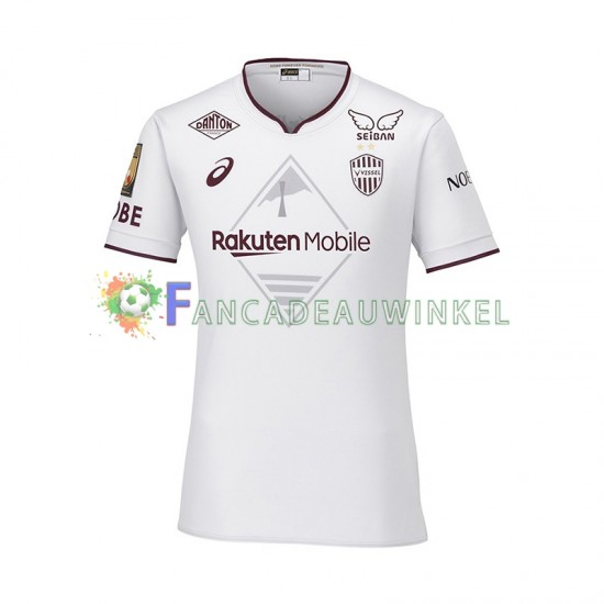 Vissel Kobe Wedstrijdshirt met Korting Uit Heren 2024-25 Korte Mouw