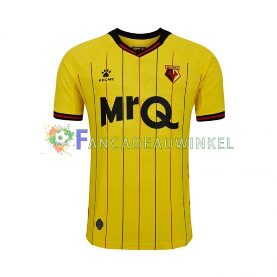 Watford Wedstrijdshirt met Korting Thuis Heren 2024-25 Korte Mouw