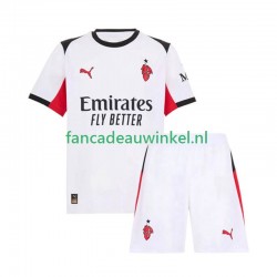 AC Milan Wedstrijdshirt met Korting Uit Kind 2025-26 Korte Mouw