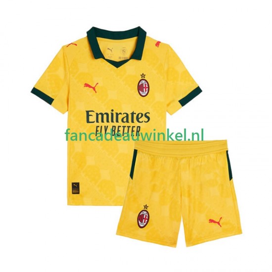 AC Milan Wedstrijdshirt met Korting 3rd Kind 2025-26 Korte Mouw