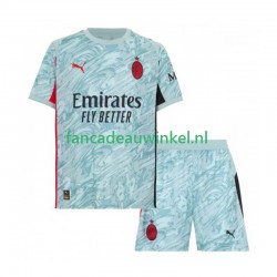 AC Milan Wedstrijdshirt met Korting Keepersshirt Thuis Kind 2025-26 Korte Mouw