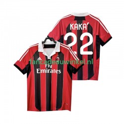 AC Milan Wedstrijdshirt met Korting KAKA 22 2012 2013 Retro Thuis Heren Korte Mouw