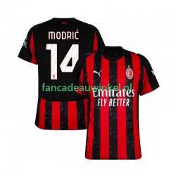AC Milan Wedstrijdshirt met Korting Modrić Luca 14 Thuis Heren 2025-26 Korte Mouw