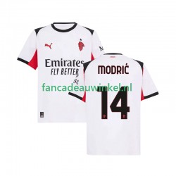 AC Milan Wedstrijdshirt met Korting Modrić Luka 14 Uit Heren 2025-26 Korte Mouw
