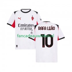 AC Milan Wedstrijdshirt met Korting Rafael Leao 10 Uit Heren 2025-26 Korte Mouw