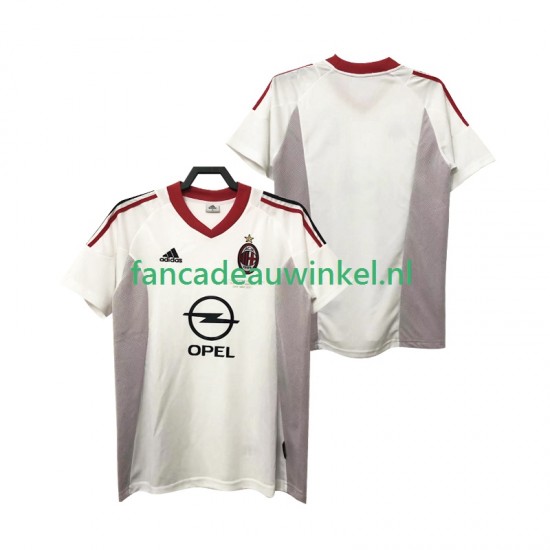 AC Milan Wedstrijdshirt met Korting 2005 Retro Uit Heren 2004 Korte Mouw