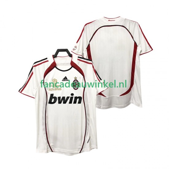 AC Milan Wedstrijdshirt met Korting 2007 Retro Uit Heren 2006 Korte Mouw