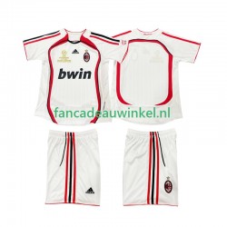 AC Milan Wedstrijdshirt met Korting 2007 Retro Uit Kind 2006 Korte Mouw