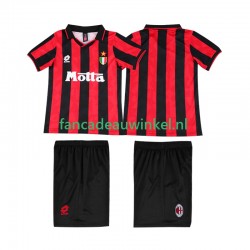 AC Milan Wedstrijdshirt met Korting 1993 Retro Thuis Kind 1994 Korte Mouw