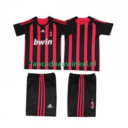 AC Milan Wedstrijdshirt met Korting 2009 Retro Thuis Kind 2008 Korte Mouw