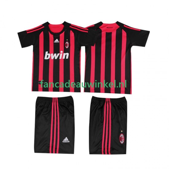 AC Milan Wedstrijdshirt met Korting 2009 Retro Thuis Kind 2008 Korte Mouw