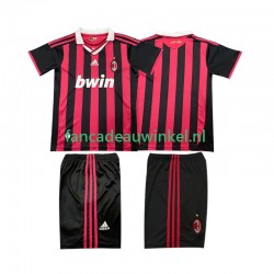 AC Milan Wedstrijdshirt met Korting 2009 Retro Thuis Kind 2010 Korte Mouw