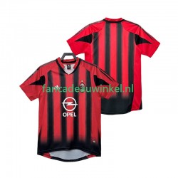 AC Milan Wedstrijdshirt met Korting 2005 Retro Thuis Heren 2004 Korte Mouw