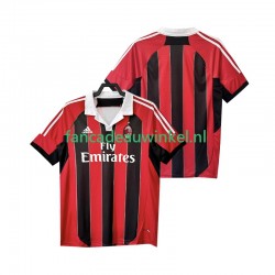 AC Milan Wedstrijdshirt met Korting 2012 2013 Retro Thuis Heren Korte Mouw