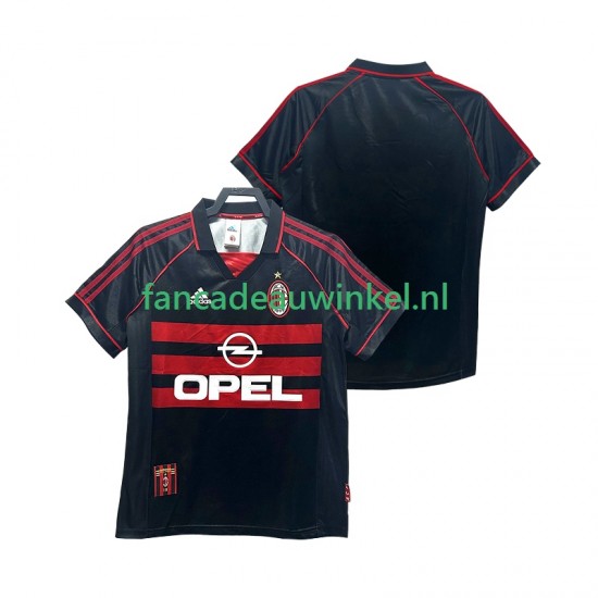 AC Milan Wedstrijdshirt met Korting Retro 3rd Heren 1998 1999 Korte Mouw
