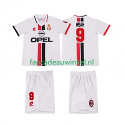 AC Milan Wedstrijdshirt met Korting WEAH 8 1996 1997 Retro Uit Kind Korte Mouw