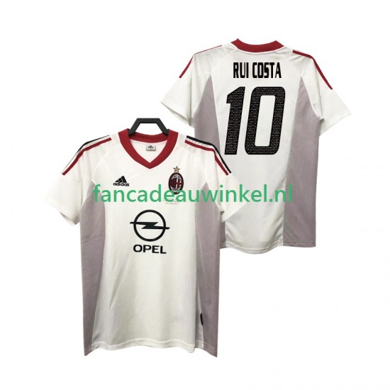 AC Milan Wedstrijdshirt met Korting rui costa 10 2005 Retro Uit Heren 2004 Korte Mouw